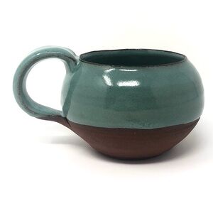 Handcrafted studio art pottery mug